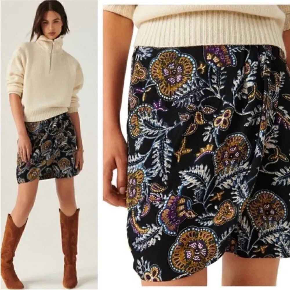 NWT Ba&sh Venise wrap skirt
AB14